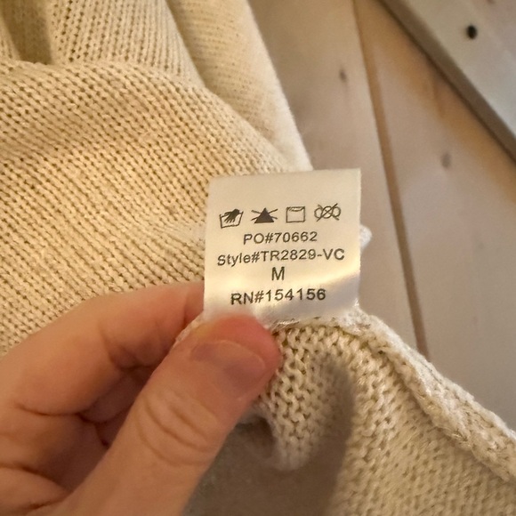 LIKE NEW Mod Ref Linen Blend Knit Sweater - Picture 5 of 6